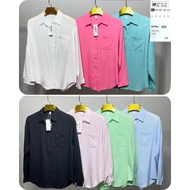 Фотография Рубашка женская 324 d.pink р.52-60 "BASE" недорого оптом от прямого поставщика