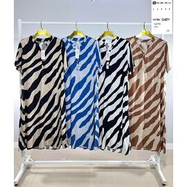 Фотография Платье летнее женское CL427 beige-brown р.2XL-6XL "BASE" недорого оптом от прямого поставщика