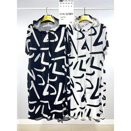 Фотография Платье летнее женское CL7387 black р.2XL-6XL "BASE" недорого оптом от прямого поставщика