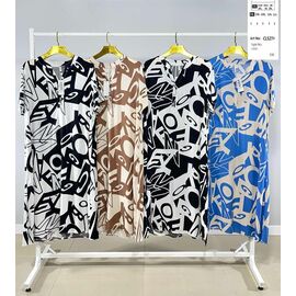 Фотография Платье летнее женское CL827 beige р.2XL-6XL "BASE" недорого оптом от прямого поставщика