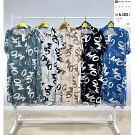 Сукня літня жіноча CL8328 black р.2XL-6XL "BASE" недорого оптом від прямого постачальника