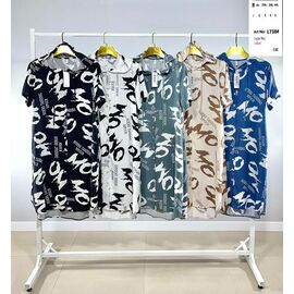 Сукня літня жіноча L738 blue р.L-4XL "BASE" недорого оптом від прямого постачальника