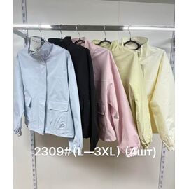 Фотография Куртка женская демисезонная 2309 pink р.L-3XL "Jacket" недорого оптом от прямого поставщика