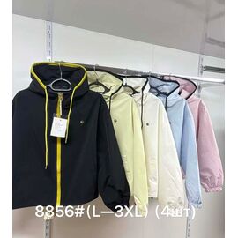 Фотография Куртка женская демисезонная 8856 l.beige р.L-3XL "Jacket" недорого оптом от прямого поставщика