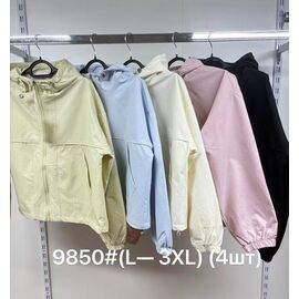 Фотография Куртка женская демисезонная 9850 l.beige р.L-3XL "Jacket" недорого оптом от прямого поставщика