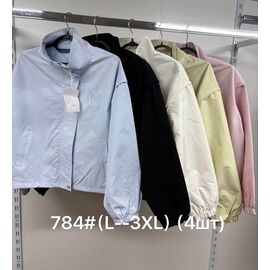 Фотография Куртка женская демисезонная 9853 l.beige р.L-3XL "Jacket" недорого оптом от прямого поставщика