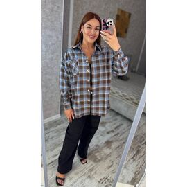 Фотография Рубашка женская 266 l.blue р.42-56 "Adam&Eva" недорого оптом от прямого поставщика