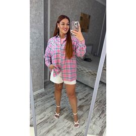 Фотография Рубашка женская 266 pink р.42-56 "Adam&Eva" недорого оптом от прямого поставщика