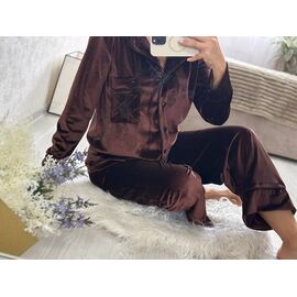 Фотография Пижама женская 271 brown р.42-52 "Adam&Eva" недорого оптом от прямого поставщика