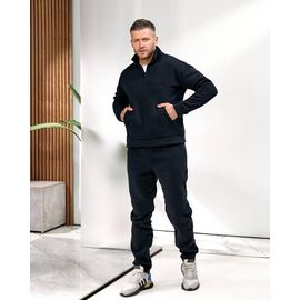 Фотография Костюм спортивный мужской 1357 black р.46-60 "Seven Zikina" недорого оптом от прямого поставщика