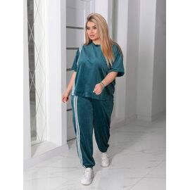 Фотография Костюм спортивный женский 1359 green р.50-64 "Seven Zikina" недорого оптом от прямого поставщика