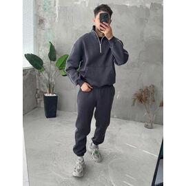 Фотография Костюм спортивный мужской 956 grey р.46-56 "Seven Zikina" недорого оптом от прямого поставщика