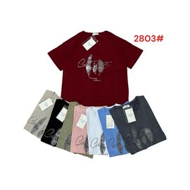 Фотография Футболка женская 2803 mix р.50-54 "Katty" недорого оптом от прямого поставщика