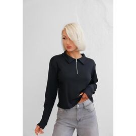 Фотография Свитер женский 7334 black р.L-2XL "Katty" недорого оптом от прямого поставщика