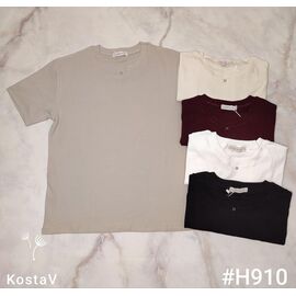 Фотография Футболка женская H910 mix р.54-60 "Kosta" недорого оптом от прямого поставщика