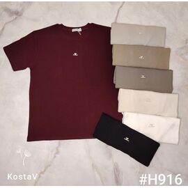 Фотография Футболка женская H916 mix р.54-60 "Kosta" недорого оптом от прямого поставщика