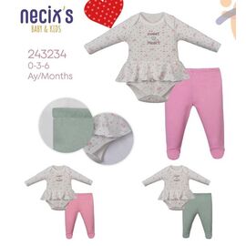 Фотография Костюм детский на девочку 243234 l.pink р.0.3-0.6 "Meloria" недорого оптом от прямого поставщика