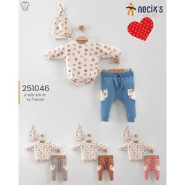 Фотография Костюм детский унисекс 251046 beige р.0.3-1 "Meloria" недорого оптом от прямого поставщика