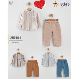 Фотография Костюм детский на мальчика 251494 beige р.0.6-2 "Meloria" недорого оптом от прямого поставщика