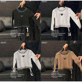 Фотография Свитер детский на девочку 89057 black р.110-160 "Meloria" недорого оптом от прямого поставщика