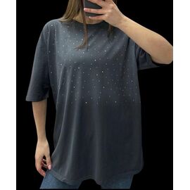 Фотография Футболка женская 205106 d.grey р.46-58 "Elena&Vika" недорого оптом от прямого поставщика