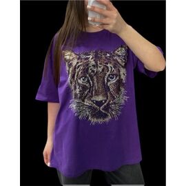 Фотография Футболка женская 25101 purple р.46-48 "Elena&Vika" недорого оптом от прямого поставщика