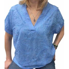 футболка жіноча 26003 l.blue р.48-54 "Elena&Vika" недорого оптом від прямого постачальника