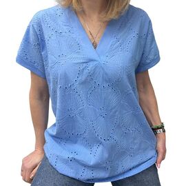 футболка жіноча 26004 l.blue р.48-54 "Elena&Vika" недорого оптом від прямого постачальника