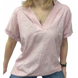 футболка жіноча 26004 pink р.48-54 "Elena&Vika" недорого оптом від прямого постачальника