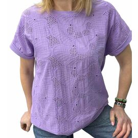 футболка жіноча 26005 lilac р.48-54 "Elena&Vika" недорого оптом від прямого постачальника