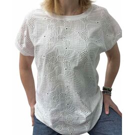 футболка жіноча 26005 white р.48-54 "Elena&Vika" недорого оптом від прямого постачальника