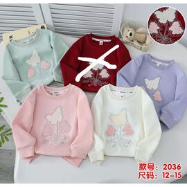 Фотография Свитер детский на девочку 2036 lilac р.3-6 "Фунтик" недорого оптом от прямого поставщика