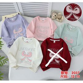 Фотография Свитер детский на девочку 2037 white р.3-6 "Фунтик" недорого оптом от прямого поставщика