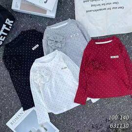 Фотография Свитер детский на девочку 631130 navy р.2-6 "Фунтик" недорого оптом от прямого поставщика