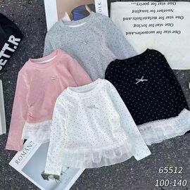 Фотография Свитер детский на девочку 65512 grey р.2-6 "Фунтик" недорого оптом от прямого поставщика