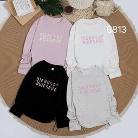 Фотография Свитер детский на девочку 6813 grey р.6-11 "Фунтик" недорого оптом от прямого поставщика