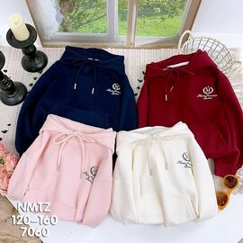 Фотография Худи детский на девочку 7060 wine р.6-10 "Фунтик" недорого оптом от прямого поставщика