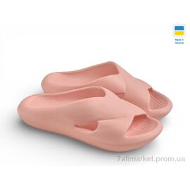 Шльопанці жіночі полегшені Літо DS73 персик (8 пар р.36-41) "Rai shoes" недорого оптом від прямого постачальника