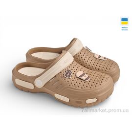 Крокси жіночі літні Літо СД48 мокко (6 пар р.36-41) "Rai shoes" недорого оптом від прямого постачальника