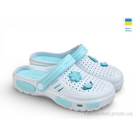 Крокси жіночі літні Літо СД48 білий (6 пар р.36-41) "Rai shoes" недорого оптом від прямого постачальника