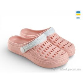 Крокси жіночі літні Літо DS62 персик (8 пар р.36-41) "Rai shoes" недорого оптом від прямого постачальника