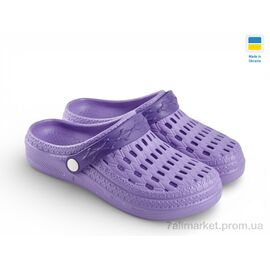 Крокси жіночі літні Літо DS62 бузок (8 пар р.36-41) "Rai shoes" недорого оптом від прямого постачальника