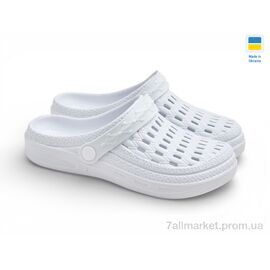 Фотография Кроксы женские летние Лето DS62 білий (8 пар р.36-41) "Rai shoes" недорого оптом от прямого поставщика