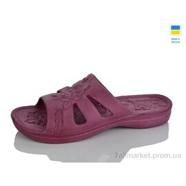 Фотография Шлепки женские облегченные Лето 033 бордо (6 пар р.36-41) "Alex" недорого оптом от прямого поставщика