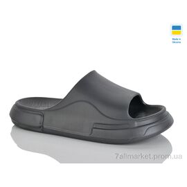 Фотография Шлепки мужские пляжные Лето 240 графіт (8 пар р.41-46) "Крок" недорого оптом от прямого поставщика