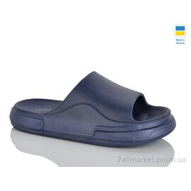 Фотография Шлепки мужские пляжные Лето 240 синій (8 пар р.41-46) "Крок" недорого оптом от прямого поставщика