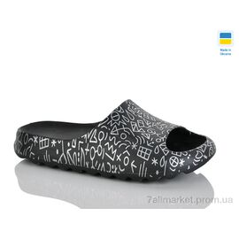 Фотография Шлепки женские облегченные Лето 135 чорний (8 пар р.36-40) "Крок" недорого оптом от прямого поставщика