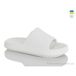 Шльопанці жіночі полегшені Літо С88 білий (6 пар р.36-41) "Крок" недорого оптом від прямого постачальника
