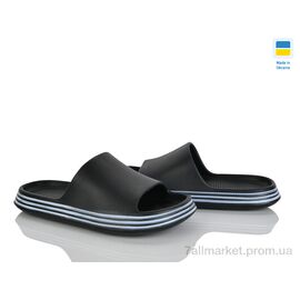 Фотография Шлепки мужские пляжные Лето E236 чорний (8 пар р.41-45) "Rai shoes" недорого оптом от прямого поставщика