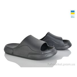 Фотография Шлепки мужские пляжные Лето E240 графіт (8 пар р.41-46) "Rai shoes" недорого оптом от прямого поставщика